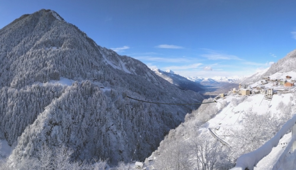 passerella in Val Tartano