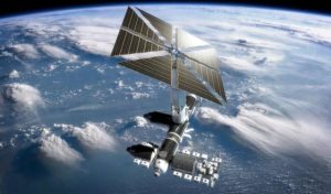 Rappresentazione artistica dell'avamposto di Axiom Space