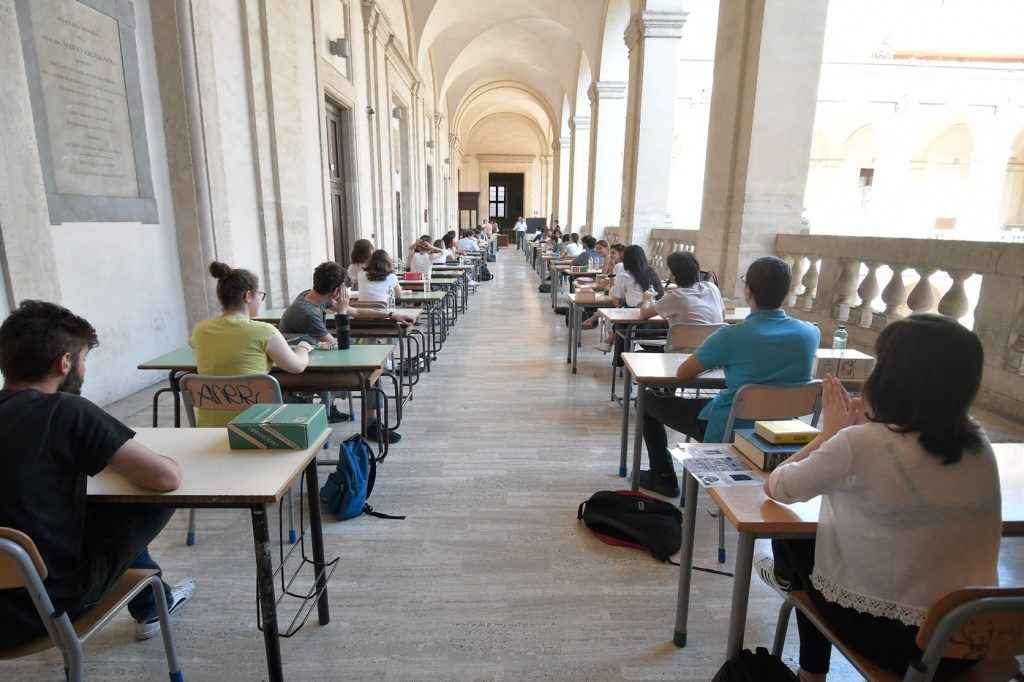 Roma. Esame di maturità, prima prova