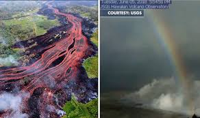 arcobaleno vulcano kilauea hawaii