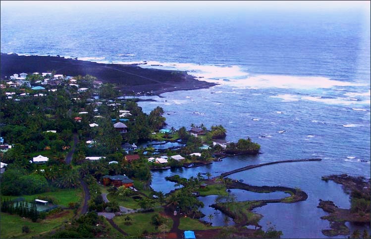 baia di kapoho hawaii vulcano kilauea