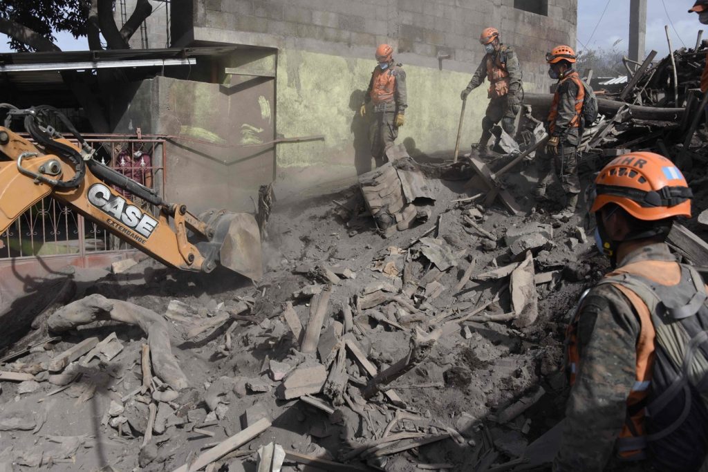 eruzione vulcano guatemala