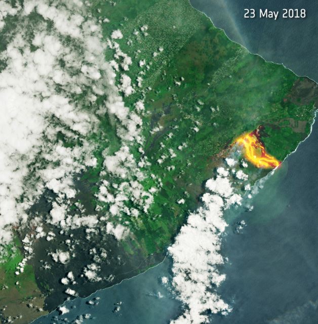 eruzione vulcano Kilauea Hawaii