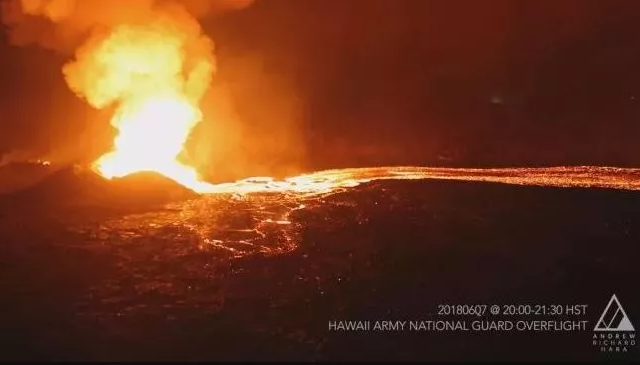 eruzione vulcano kilauea hawaii