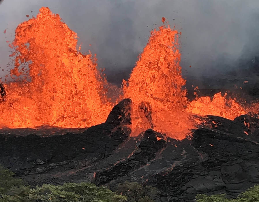 eruzione vulcano kilauea hawaii