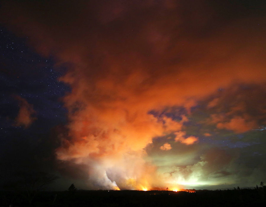 eruzione vulcano kilauea hawaii