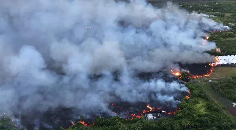 eruzione vulcano kilauea hawaii