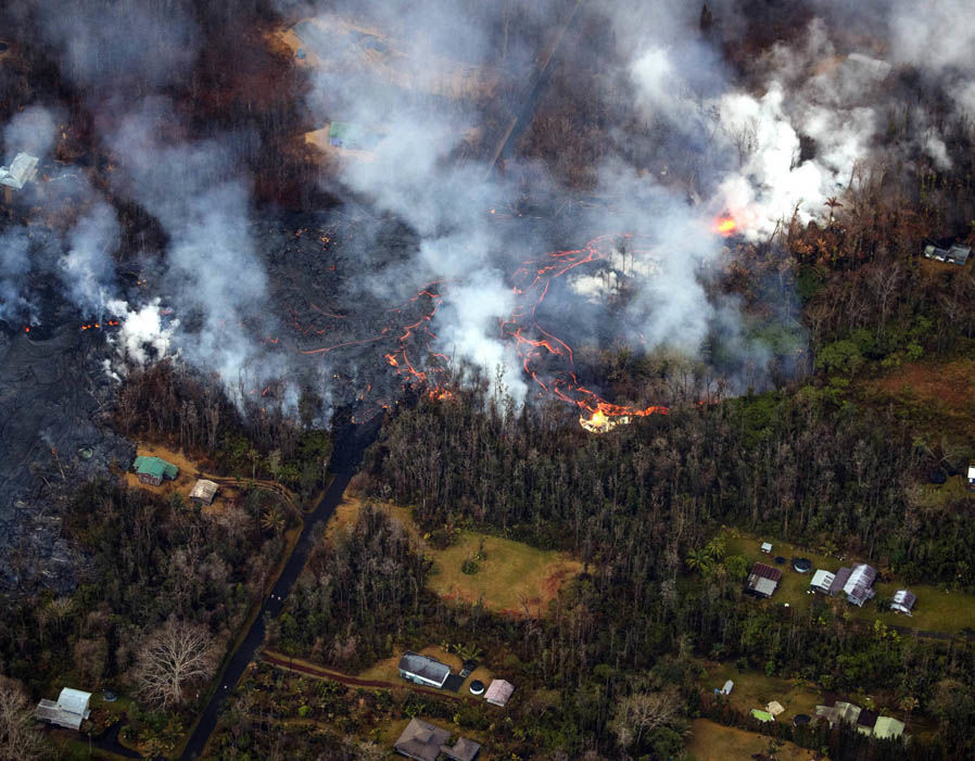 eruzione vulcano kilauea hawaii