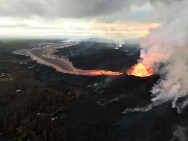 eruzione vulcano kilauea hawaii