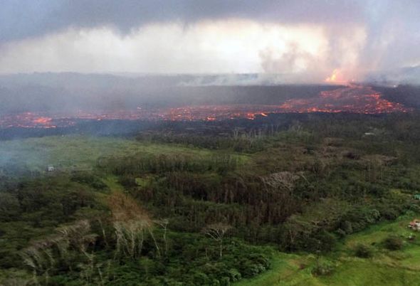 eruzione vulcano kilauea hawaii
