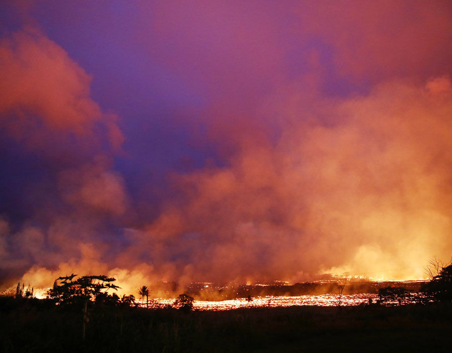 eruzione vulcano kilauea hawaii