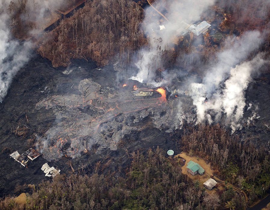 eruzione vulcano kilauea hawaii