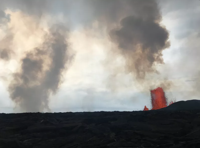 eruzione vulcano kilauea hawaii