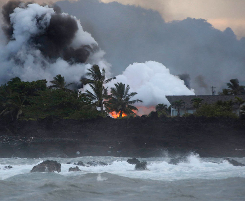 eruzione vulcano kilauea hawaii