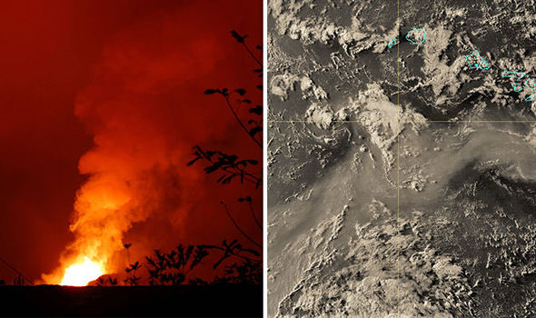 eruzione vulcano kilauea meteo hawaii