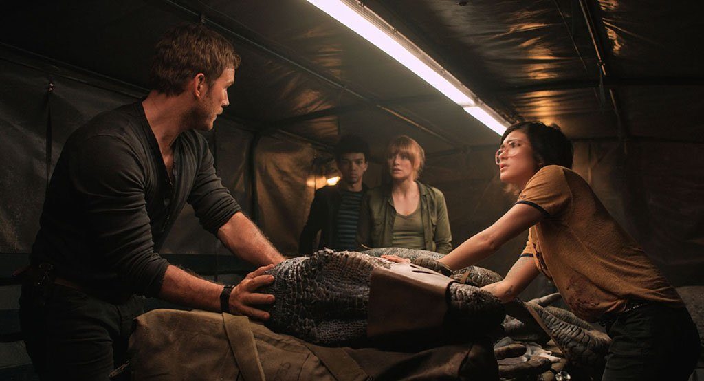 jurassic world il regno distrutto foto ufficiali