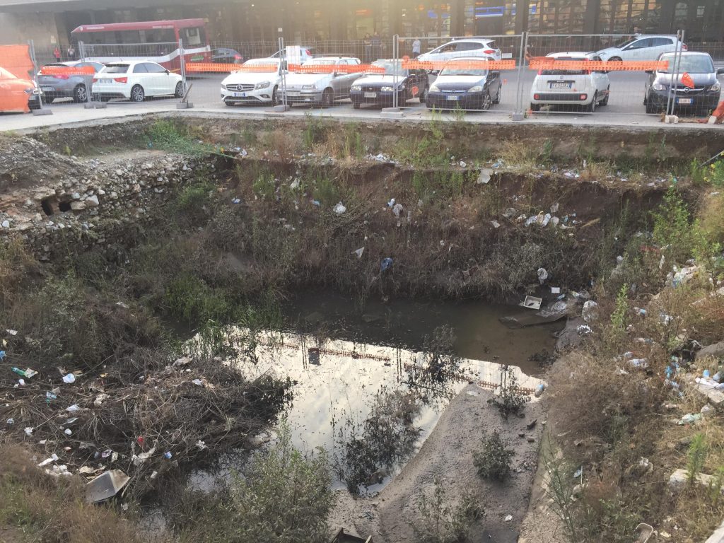 maltempo reggio calabria piazza garibaldi scavi