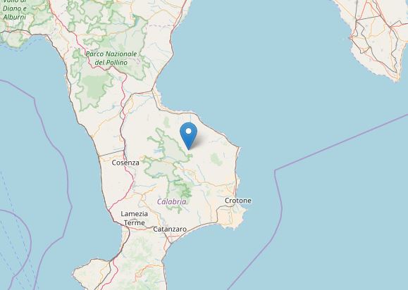 terremoto Bocchigliero Cosenza