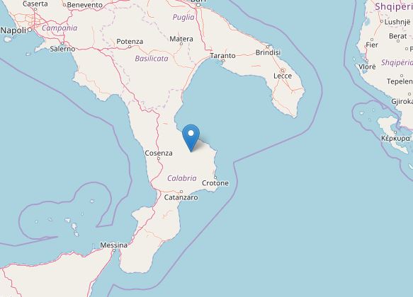 terremoto Bocchigliero Cosenza