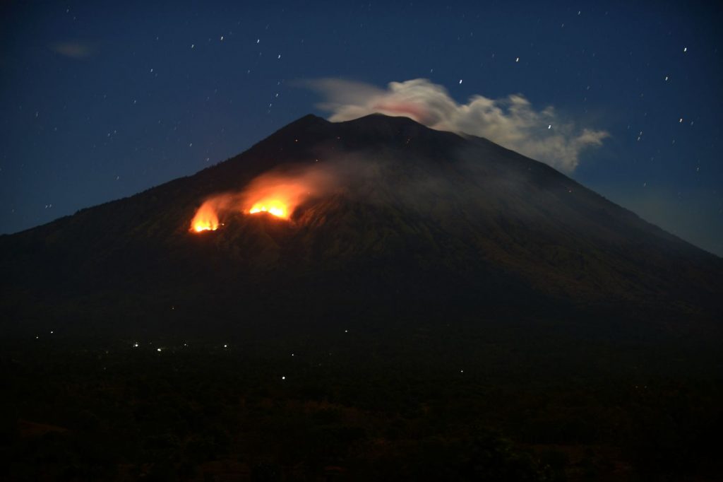Indonesia vulcano Agung
