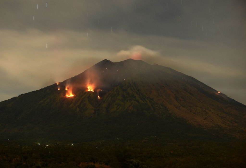Indonesia vulcano Agung