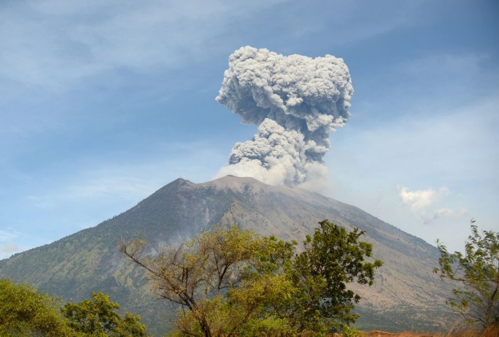 Indonesia vulcano Agung