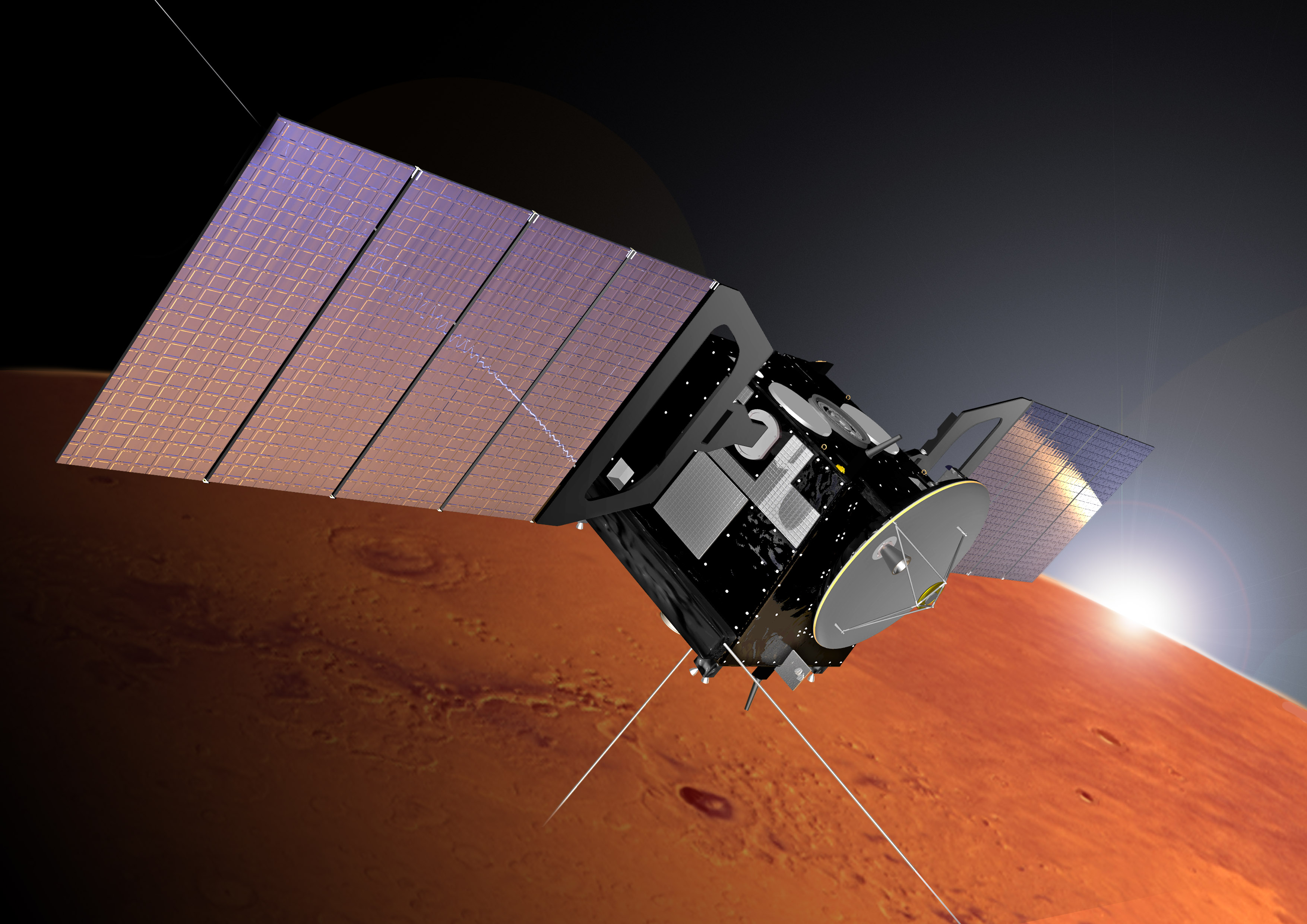 Марсианский зонд. Космический аппарат Марс экспресс. Зонд Mars Express. Аппарат «Марс экспресс» европейского космического агентства. Марс-экспресс автоматическая межпланетная станция.