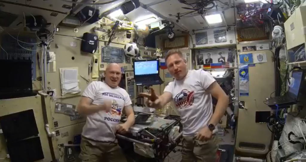 Mondiali Russia astronauti Stazione Spaziale