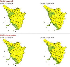 allerta meteo toscana