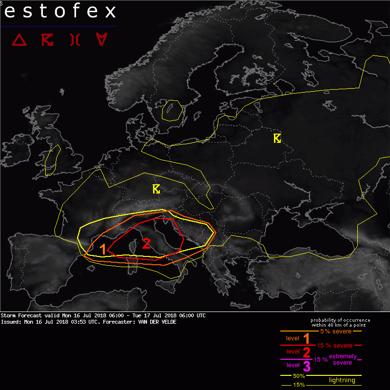 allerta meteo estofex
