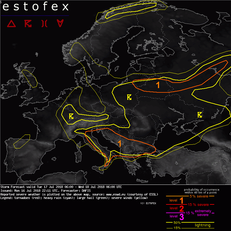 allerta meteo estofex