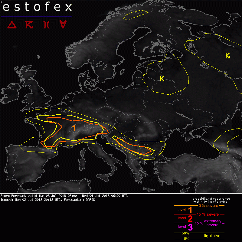 allerta meteo estofex