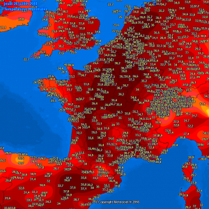 caldo temperature europa 26 luglio 2018