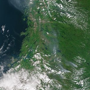 incendi Svezia spazio