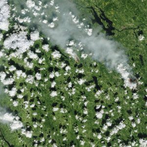 incendi Svezia spazio
