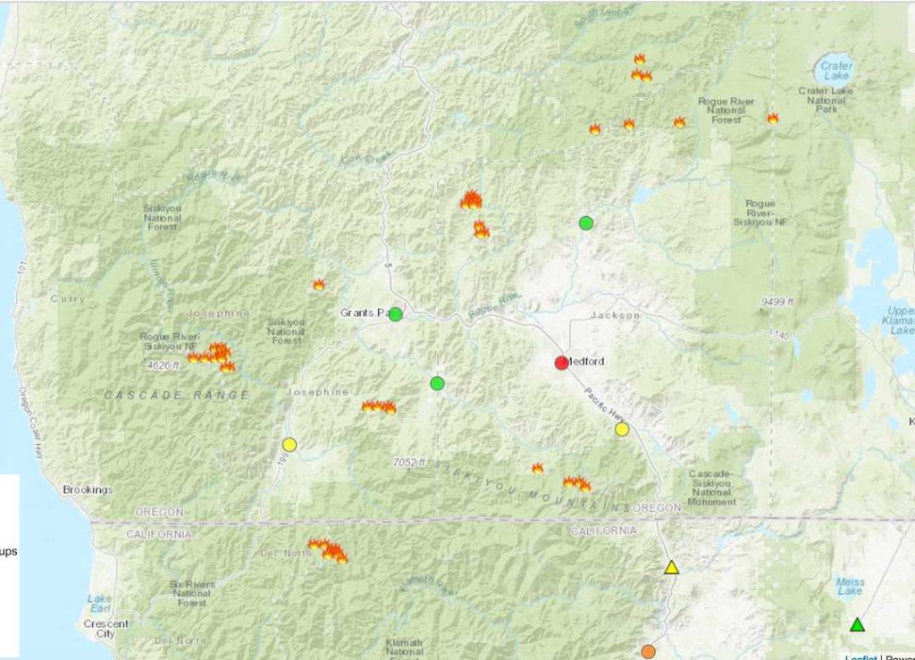 incendi oregon