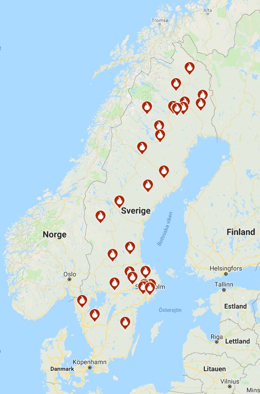 incendi svezia