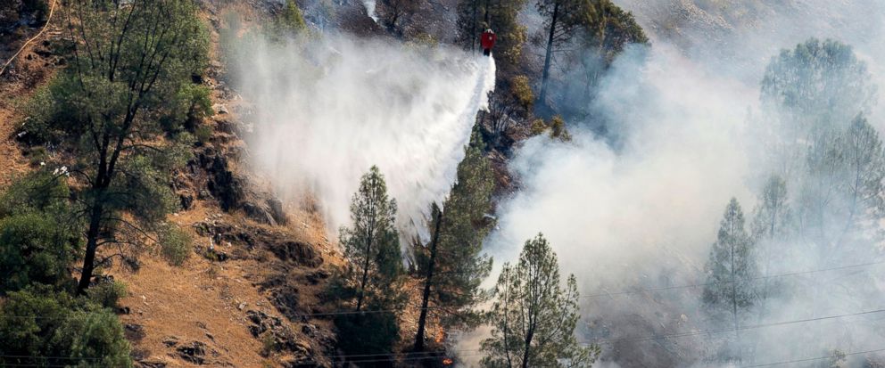 incendio california vicino yosemite national park