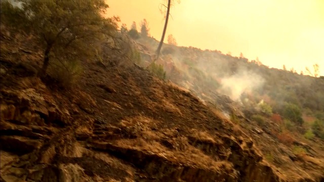 incendio california vicino yosemite national park