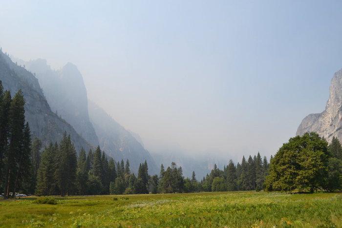 incendio california vicino yosemite national park