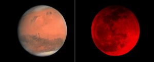 marte eclissi luna