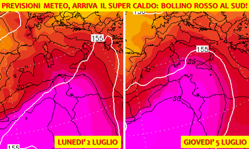 previsioni meteo caldo luglio