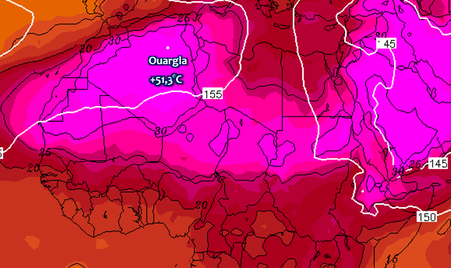 record caldo africa algeria 5 luglio 2018