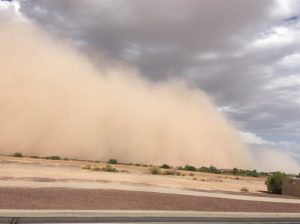 tempesta di sabbia arizona
