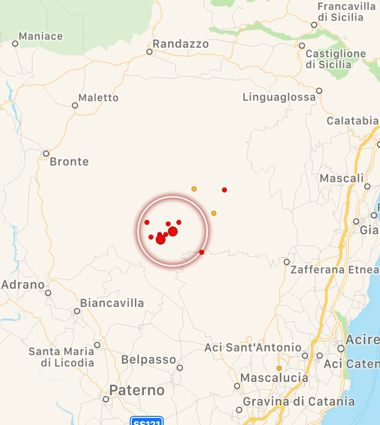 terremoto etna
