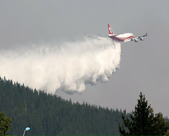 B747-400 Supertanker, l'aereo antincendio più grande del mondo