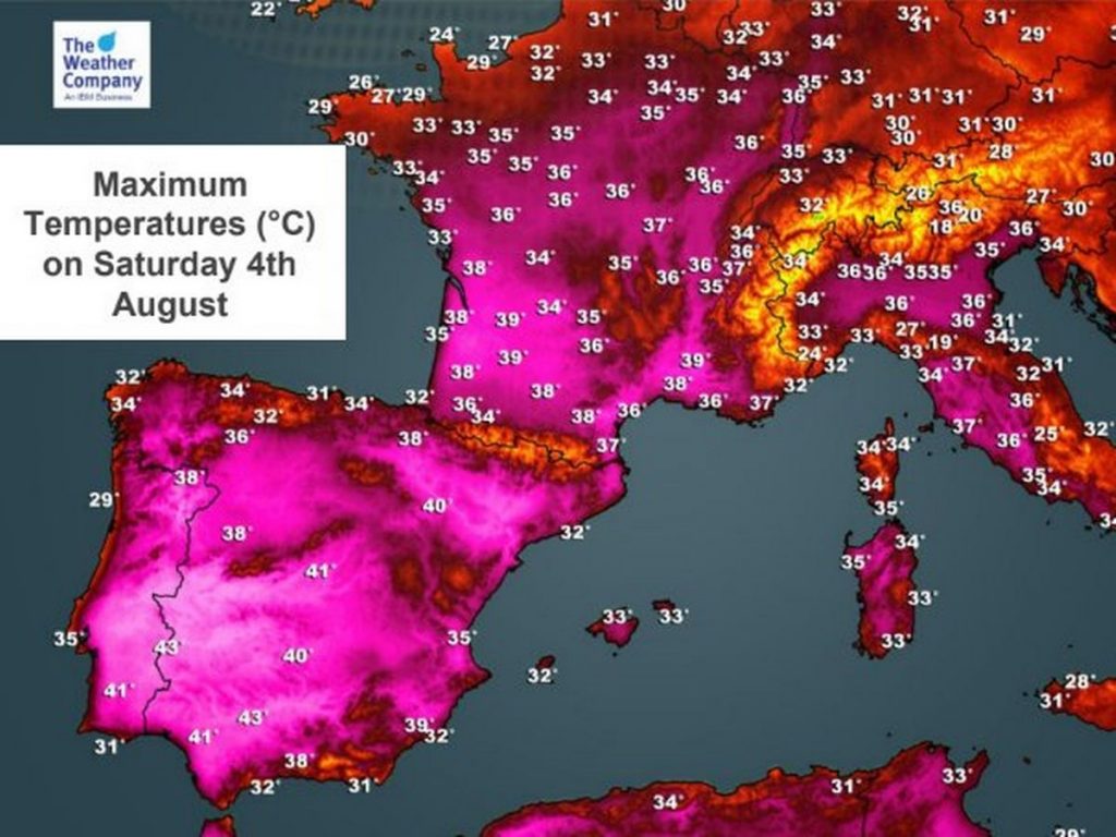 allerta meteo caldo temperature 4 agosto
