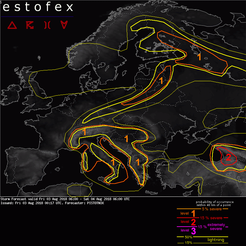 allerta meteo estofex