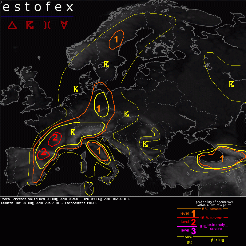 allerta meteo estofex
