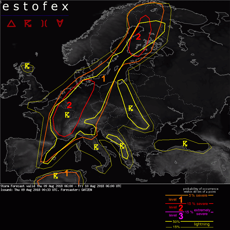 allerta meteo estofex